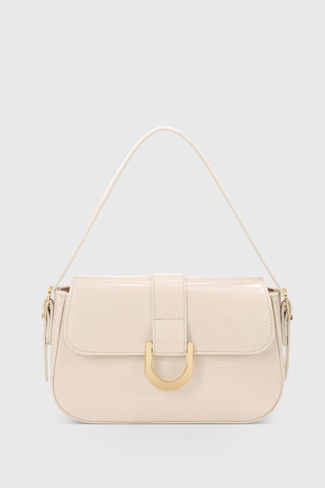 Zoozie Bags 263 Bolso de Hombro Crema Cuero PU 26cm